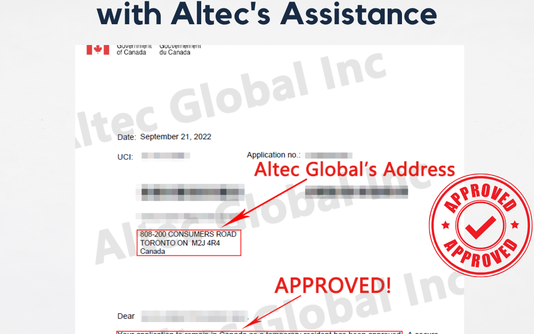 Successful case: Restoration status Approved with Altec Assistance