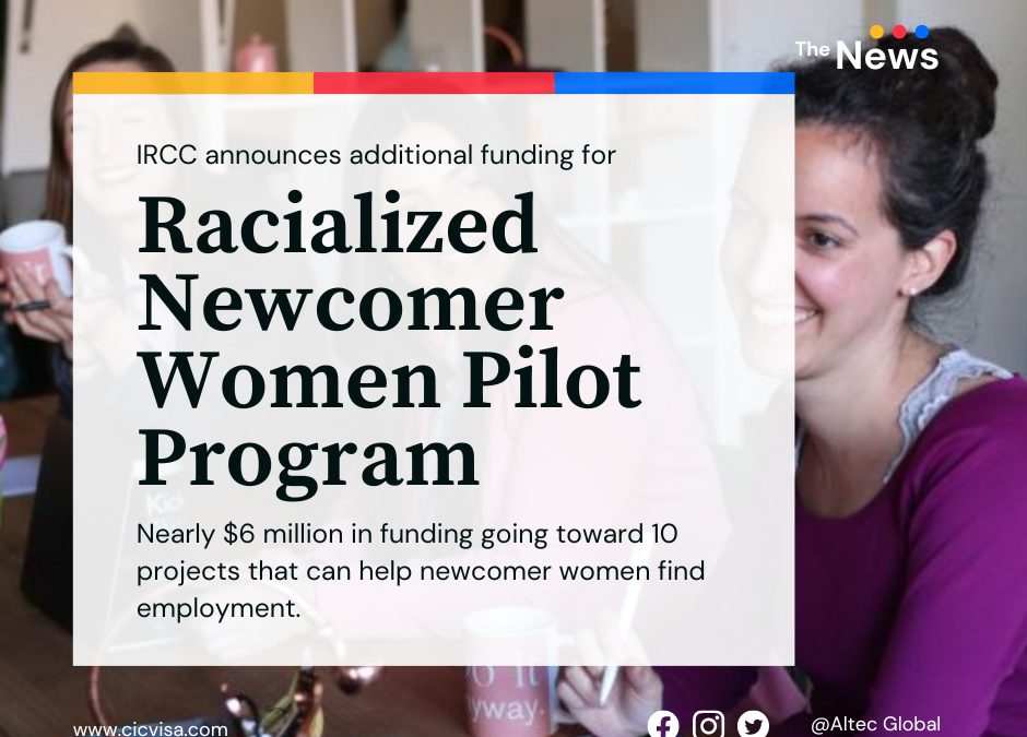 IRCC announces additional funding for Racialized Newcomer Women Pilot Program