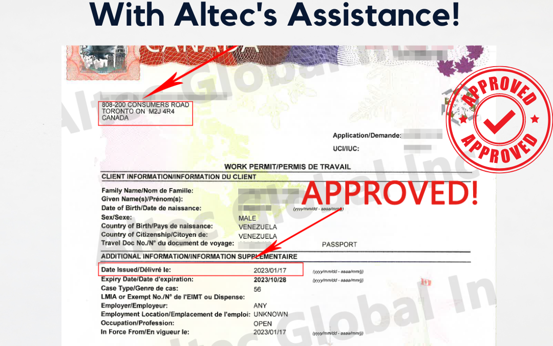 Successful case: PGWP Approved with Altec Global Assisstance!
