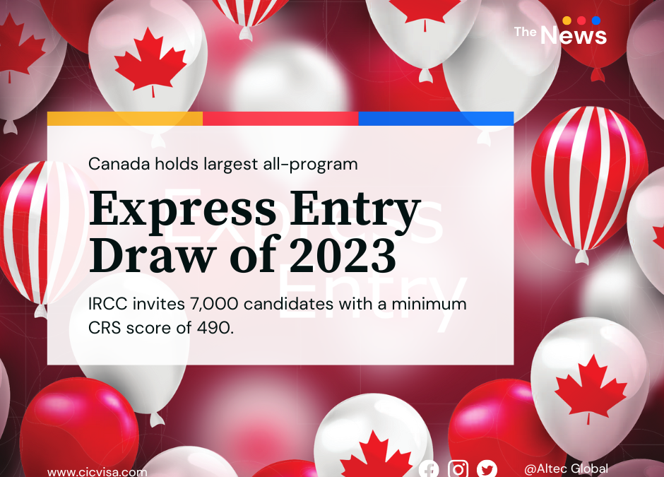 Express Entry: Canada holds largest all-program draw ever