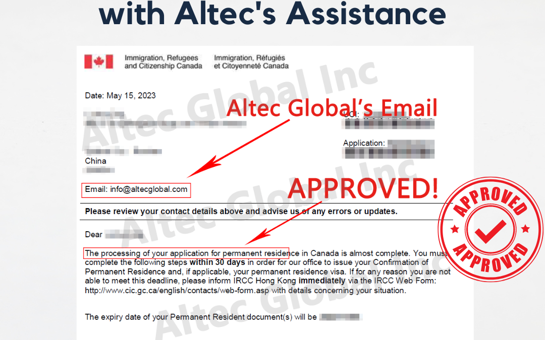 Successful case: PGP application approved with Altec’s Assisstance!