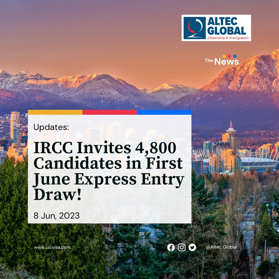 Express Entry Ircc Invites Candidates In First June Draw Altec Global Inc