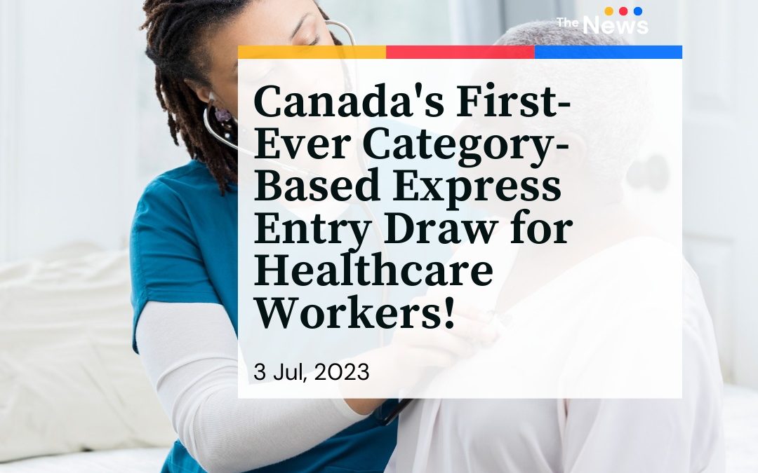 Canada’s First-Ever Category-Based Express Entry Draw for Healthcare Workers!