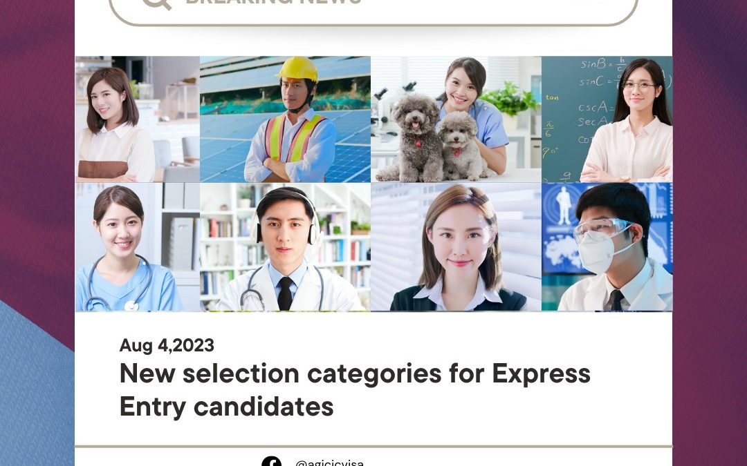 New selection categories for Express Entry candidates