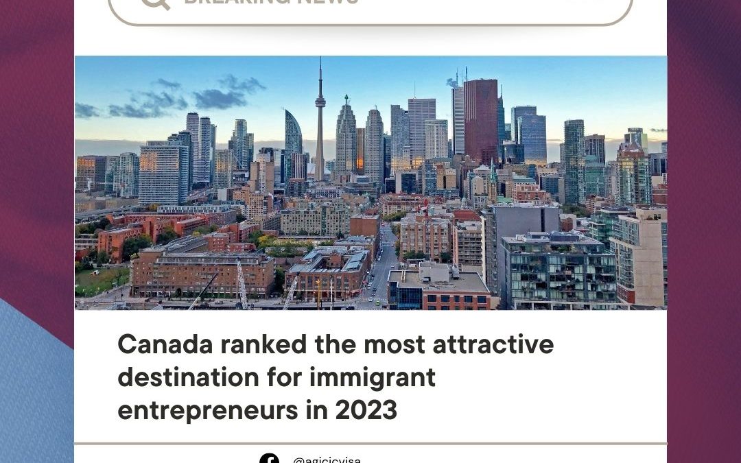 Canada takes the crown as the #1 spot for immigrant entrepreneurs in 2023, according to the OECD!