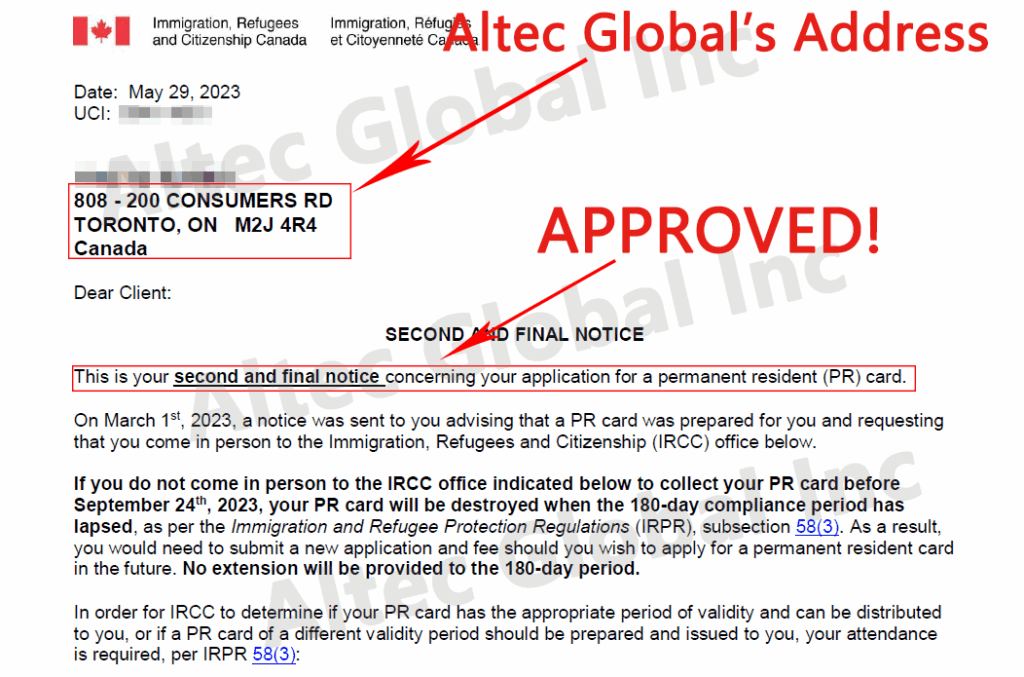 20230621 A PR Card Renewal Application Approved with Altec Assistance in Just 7 Months