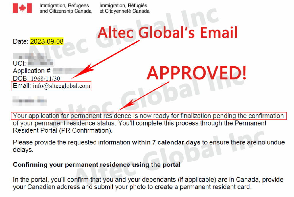 A Start Up Visa Application Approved with Altec Assistance in 42 Months 9 20230908 A Start Up Visa Application Approved with Altec Assistance in 42 Months
