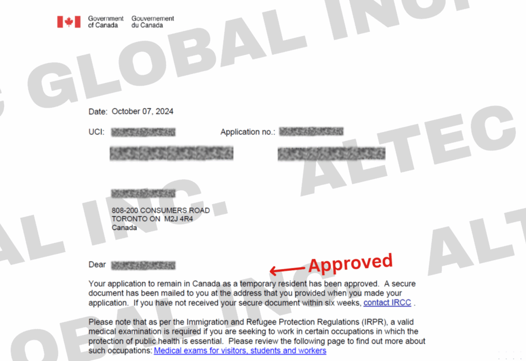 A H&C Application Approved with Altec Assistance in Just 16 Months