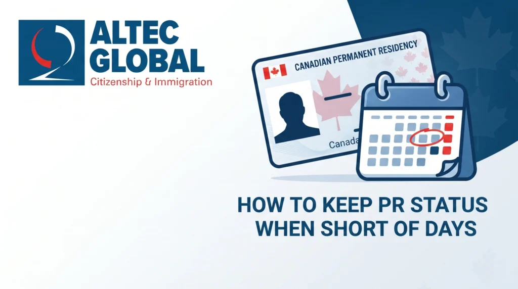 How to Keep Canadian PR Status When Short of Days (2026 Guide) 1 Website banner PR status days 202607281922